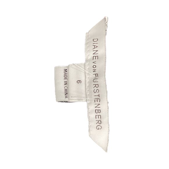 Diane Von Furstenberg Women’s Top Size S Silk Blend Long Sleeves See Through - Picture 4 of 4